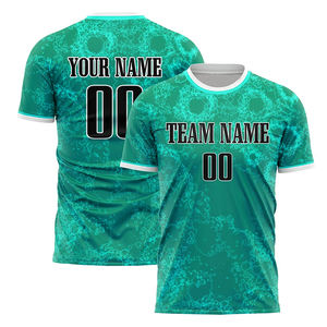 Camisetas de manga corta para equipo de cuello redondo para adultos, camisetas y camisetas de corte automatizado, ropa de fútbol, camiseta de fútbol - Product Image 2