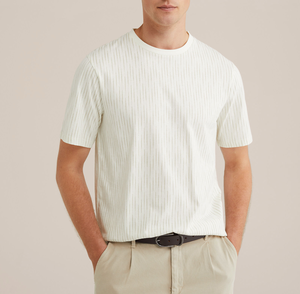 Camisetas de Manga Corta para Hombre de Alta Calidad, Secado Rápido, Estampados a Rayas, Tela de Calidad, Moda en Tendencia 2026 - Product Image 1