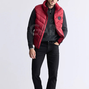 2025 invierno al aire libre adultos uso chaleco acolchado precio bajo chaleco acolchado de secado rápido para ropa casual de hombres - Product Image 6
