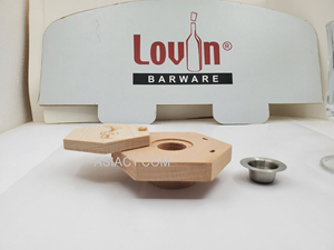 Kit de fumage pour cocktails en bois écologique de haute qualité, 6 pièces, accessoires de bar, coffret cadeau pour whisky fumé – Offre Spéciale - Product Image 4
