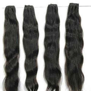 Faites des perruques complètes avec 3 paquets, vente en gros, Extensions de cheveux indiens Remy, Afro crépus lisses 100% cheveux humains ondulés - Product Image 5