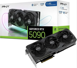 Nouvelle carte graphique pour station de travail P-PNY GeForce RTX 5090 32 Go overclockée, triple ventilateur, Blackwell PCI Express, plastique, garantie de 3 ans - Product Image 3
