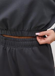 Buena calidad Out Wear Sweat Shirt Manga larga Sweat Shirt Jogger Running Training Gym Wear Sudadera con estilo de moda - Product Image 5