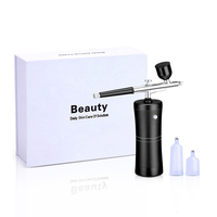 Ensemble de pistolet à air haute pression rechargeable Kit d'aérographe sans fil pour le maquillage des ongles