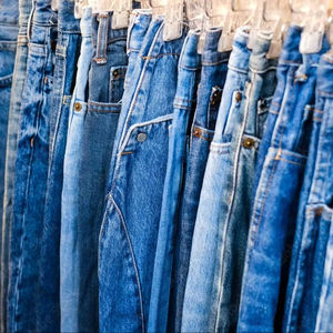 Pantalones vaqueros ajustados tejidos cómodos para todas las estaciones de cintura alta para hombre, ropa de Bangladesh teñida estilo Y2K, precio al por mayor - Product Image 1