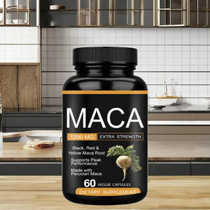 Capsules de Maca Prêtes à l'Exportation, Force Maximale, Soutien Quotidien pour l'Énergie, la Concentration, l'Endurance et la Vitalité pour Adultes au Meilleur Prix - Product Image 1