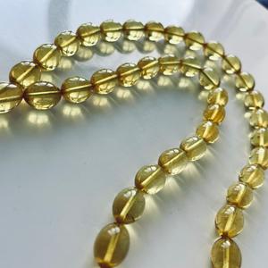 Rosario Islámico de 66 Cuentas Hechas de Ámbar Báltico Amarillo Claro, Cuentas de Ámbar Oliva - Product Image 4