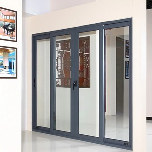 Porte à battant en alliage d'aluminium de Style français pour l'intérieur pour salle de bain salon entrée extérieure chambre Villa Design graphique - Product Image 1