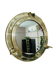 Porthole Mirror New Metal porthole Mirror For home Decoration Vintage style rustic finished Wall Mirror in Wholesale Price - Product Image 3