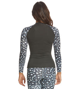 Nouveau design, corps uni, sublimation, manches longues, coupe ajustée, tissu respirant, rashguard pour femme sur mesure, été, séchage rapide, anti-UV - Product Image 2