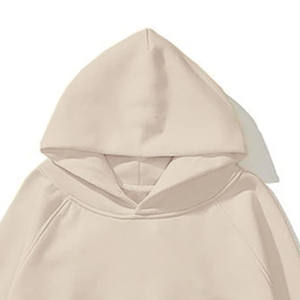 Sudadera con capucha de lana de algodón 100% pesado con logotipo personalizado para hombre, diseño básico de Sudadera con capucha estampada de alta calidad para invierno - Product Image 2