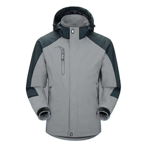 <b>Men's</b> Custom Logo Winter Sport Windbreaker <b>Jackets</b> Breathable Full Zip Waterproof Outdoor <b>Rain</b> Stand Snow Sports Indoor Sports - Product Image 1