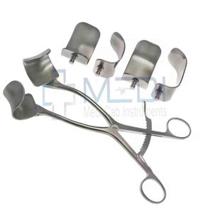 Juego de instrumentos de cirugía con retractor de hombro Kolbel con 6 cuchillas - Product Image 3
