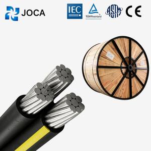 Câble ABC NFC 33-209 standard 0,6/1 kV, 35 mm, 50 mm, 70 mm, 95 mm, XLPE, aluminium, câbles de distribution électrique aériens <span class=keywords><strong>JOCA</strong></span> - Product Image 1