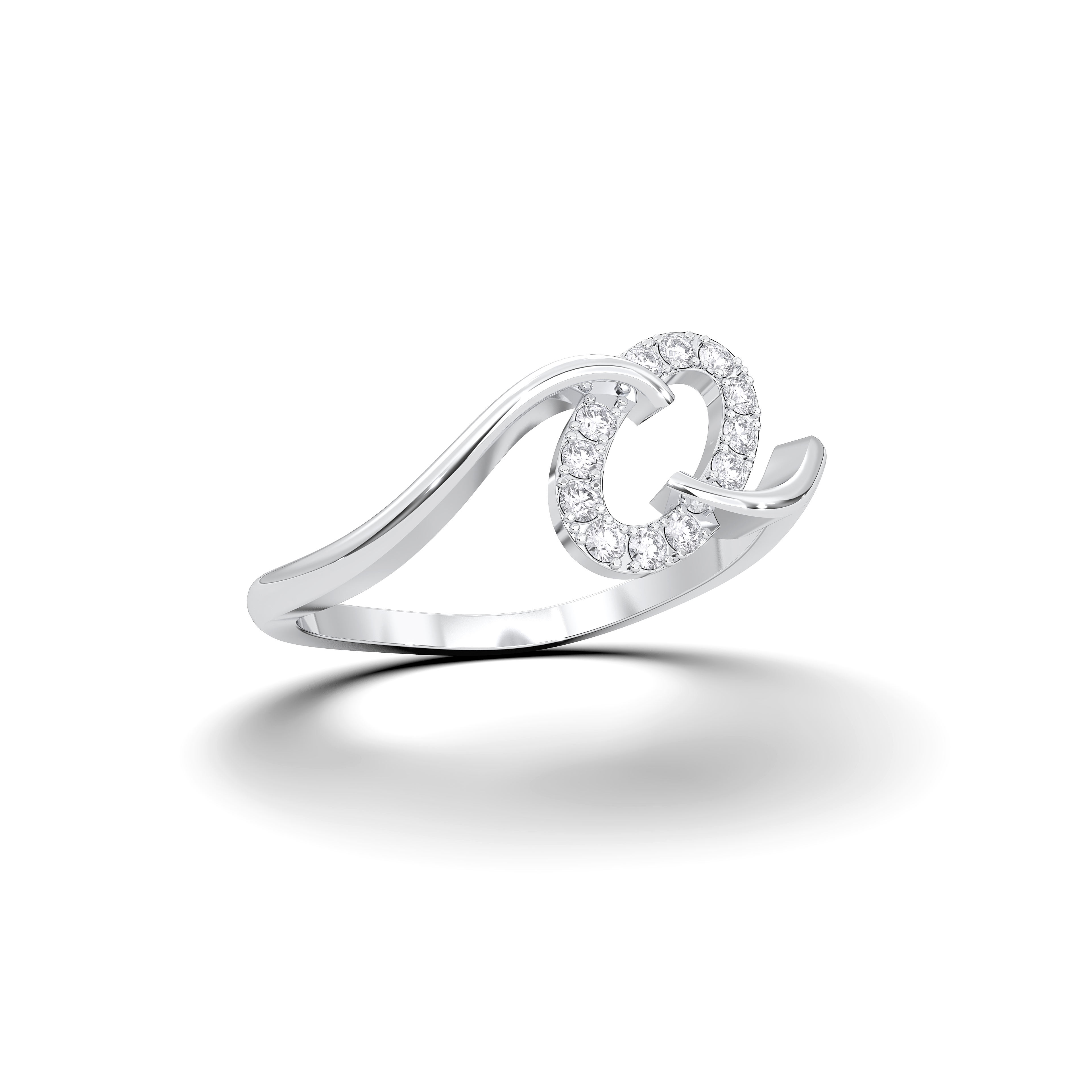 14K White Gold