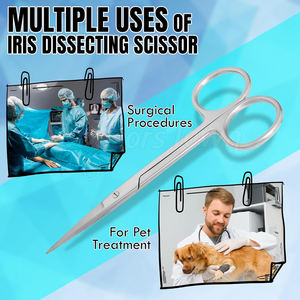 Ciseaux chirurgicaux professionnels avec poignée ergonomique pour les opérations médicales s'habillant et l'utilisation d'hôpital - Product Image 5