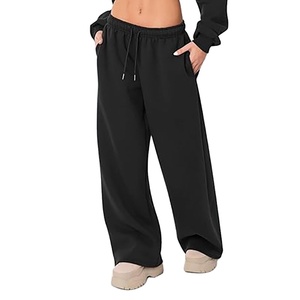 Women Regular Straight Fit Summer Vintage Casual Jogger Sweatpants with Adjustable Waist and 100% Cotton - Product Image 6