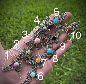 สร้อยคอสเตอร์ลิงธันเดอร์เบิร์ดพร้อมจี้เงินทำมือสไตล์ตะวันตกเฉียงใต้สัญลักษณ์ของพลังและการป้องกันที่แข็งแกร่ง - Product Image 4