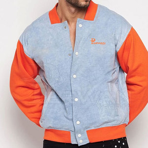 Chaqueta con cuello levantado para hombre de alta calidad hecha a medida Patrón de letras con estilo cómodo para la temporada de invierno - Product Image 4
