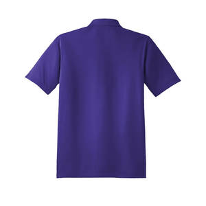 เสื้อโปโลผู้ชายผ้าฝ้ายเนื้อนุ่มสบาย ระบายเหงื่อได้ดี แขนสั้น สำหรับเล่นกีฬา สีม่วง เสื้อกอล์ฟ - Product Image 5