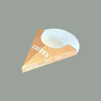 GARDA BOX FACTORY Italie 100 pièces de pochettes en carton biodégradables et compostables de qualité alimentaire 130x185 mm pour crêpes, restaurants et services hôteliers