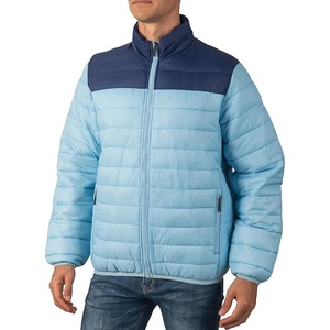 Veste matelassée légère en toile pour homme pour l'hiver en extérieur Respirante Fermeture éclair Imperméable pour adultes Expédition DDP - Product Image 1