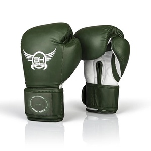Guantes de Boxeo de Cuero Resistente para Entrenamiento, con Acolchado Estable en la Muñeca, para Ejercicio Físico y Uso en el Gimnasio - Product Image 1