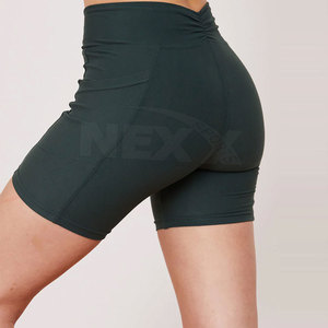 Premium Quality High Waist Yoga <b>Shorts</b> for Women Customizable Colors Logo Breathable Quick Dry Eco-Friendly Workout Fitness Wear - Product Image 3