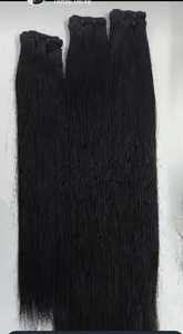 Extensions de cheveux vierges du temple indien de tissage droit noir naturel 100% - Product Image 6