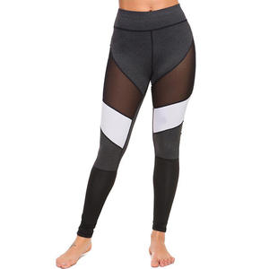 Vente en gros de collants pour hommes ventilation panneaux en maille leggings pour athlètes légers anti-odeur leggings de fitness de compression respirants - Product Image 1