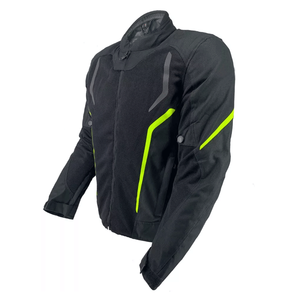 Chaqueta Deportiva de Motocicleta Personalizada de Alta Calidad, Transpirable, Resistente al Viento, Talla Grande, con Armadura de Cordura CE - Product Image 3