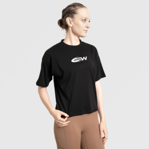 เสื้อยืดคอกลมแขนสั้นสำหรับผู้หญิง, เสื้อยืดลำลองผ้าฝ้ายพลัสไซส์ - Product Image 4