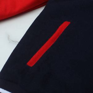 Veste universitaire en cuir véritable pour homme, tissée en laine Banu, faite à la main, style baseball, avec col montant, au meilleur prix - Product Image 3