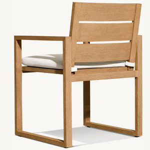 Single <b>chair</b> with modern style armrests suitable for outdoor use, equipped with soft foam for <b>relaxing</b> - Product Image 6