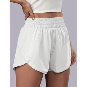 Short taille haute élastique Short d'entraînement sportif à poche Short de course pour femme Short athlétique à séchage rapide Pantalon - Product Image 2