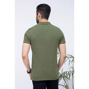 เสื้อโปโลผู้ชาย Unze London รุ่น Lydon Iconic ผ้าถักระบายอากาศดี ปักลายสีเข้ม เทคนิคการปักสีแบบพิเศษ ลายสัตว์ ไซส์ใหญ่พิเศษถึง 6XL - Product Image 4