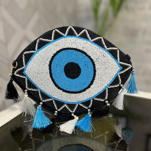 Pochette à fleurs en coton écologique pour femmes Nouveau design Fermeture à bouton légère et portable pour les mariages, les fêtes et les soirées - Product Image 1