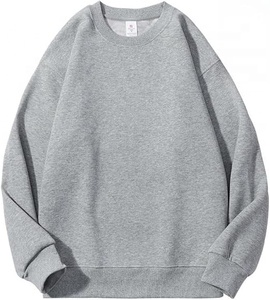 High Quality 350-550 GSM Men's Oversized Pullover Hoodie Custom Logo Eco-Friendly Fleece Premium Drop Shoulder Spring Sweatshirt - Product Image 5