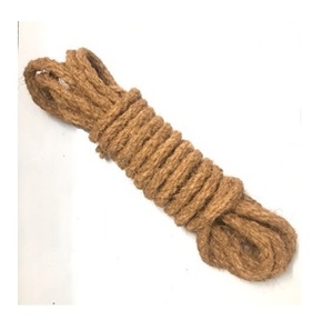 Corde en fibre de coco-Corde en fibre de coco-Solide et durable pour l'extérieur 100% coton à l'intérieur de la corde torsadée en fibre de coco de haute qualité - Product Image 1