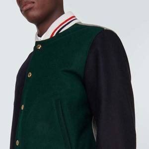 Chaqueta Universitaria para Hombre, la Más Vendida, con Logotipo Personalizado Impreso, Cuello Alto, Reversible, Transpirable, Ecológica, con Letras - Product Image 6