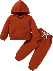 Conjunto de Dos Piezas de Invierno para Niños, Sudadera con Capucha y Pantalones de Forro Polar de Alta Calidad, Transpirable, Resistente al Viento, Diseño Personalizado OEM - Product Image 6