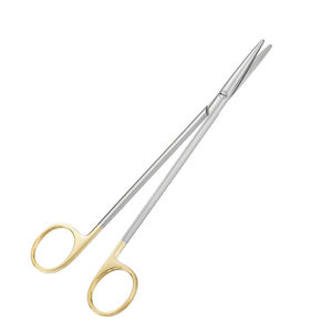 Tijeras de disección curvas METZENBAUM TC Blunt 180mm 7 pulgadas Juego de instrumentos quirúrgicos veterinarios Manual - Product Image 2