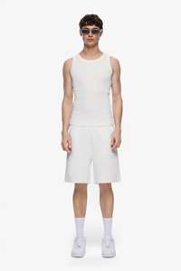 Shorts streetwear sur mesure avec taille élastique et cordon de serrage, shorts vintage pour hommes, fabriqués au Pakistan - Product Image 3