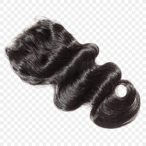 Extensiones de cabello humano brasileño virgen 12A, 3 mechones con cierre de encaje - Product Image 1