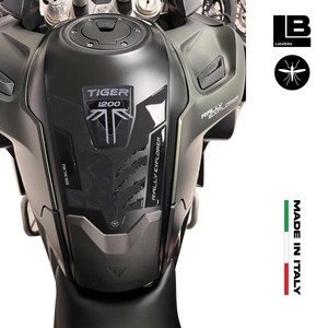 Adesivi 3D per Serbatoio Compatibili con Triumph Tiger 1200 Rally Explorer 2023, Accessori per Moto - Product Image 3