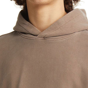 2025 nuevo conjunto de pantalones cortos con capucha de manga larga de dos piezas para hombre, conjunto de Sudadera con capucha de gran tamaño transpirable, ropa para hombre, conjunto de sudaderas transpirables OEM - Product Image 4