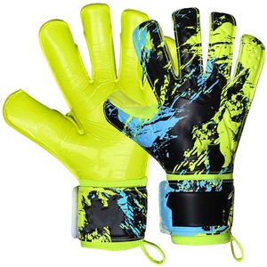Gants de gardien de but de football professionnels de dernière génération, cuir de haute qualité, doigts entièrement protégés, respirants, antidérapants, protection UV - Product Image 4