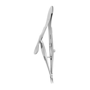 Porte-aiguilles manuel droit Kalt, chirurgical, 14 cm, acier inoxydable, haute qualité, certifié CE, instrument précis pour la suture médicale - Product Image 6