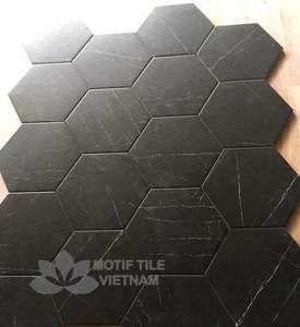 Azulejo Cerámico Moderno Antideslizante con Patrón Hexagonal para Villa (Modelo Hex-PP028) - Product Image 3