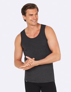 Breathable Custom Mesh <b>Tank</b> <b>Top</b> <b>Men</b> 100% Cotton Material Quick Dry Eco-Friendly Solid Black High Street Style 220g <b>Tank</b> <b>Tops</b> - Product Image 4
